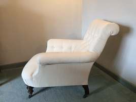 An English Howard style armchair