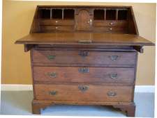 An 18thC oak bureau