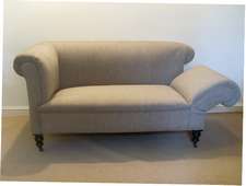 A Victorian drop end sofa