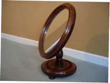 Early Victorian shaving mirror