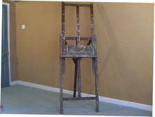 A 19thC studio easel