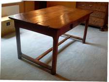 A good 19thc cherrywood Fench farmhouse table