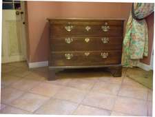 Geo III oak bachelors chest