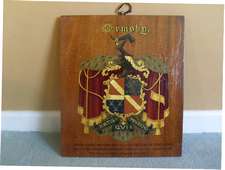 An Armorial plaque