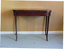 A Regency card table