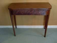 A Regency tea table