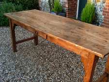 A magnificent elm French farmhouse table