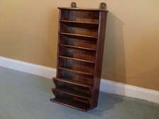 A 19thC oak letter rack