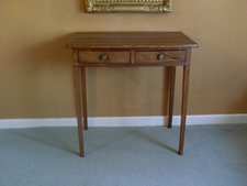 A Regency 2 drawer side table