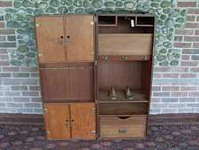 An Edwardian wardrobe trunk