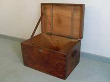 A 19thC camphor wood trunk