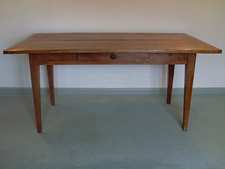 A French farm house table poplar and cherry wood