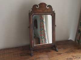 A Georgian swing toilet mirror