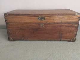 A camphorwood campaign trunk