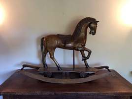 A Victorian trolley horse