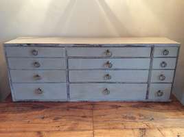 A set of Georgian table drawers