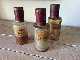 Three apothecarys bottles