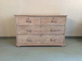 A limed ash chest