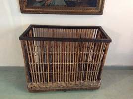 A French hotel laundry basket