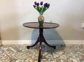 A 19thC low tripod table