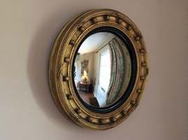 Mid 19thC convex mirror