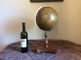 A 1920's Geographia 10'' world globe