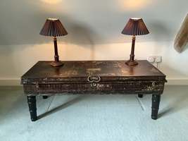 A military campaign coffee table