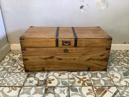 A Victorian camphor campaign trunk