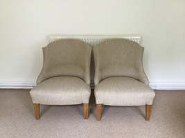 A pair of late 19thC french side chairs