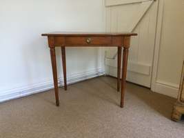 A French cherry side table