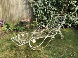 A rare French garden lounger