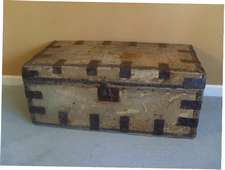 A stack of 18thC trunks