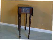 A tiny 19thC pembroke/work table