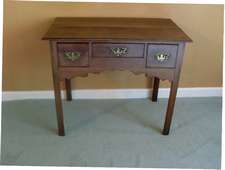 18thc oak lowboy